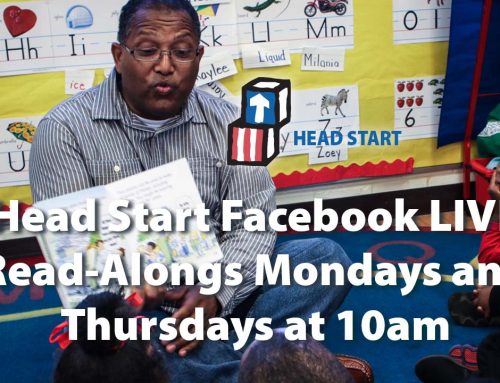 Head Start Facebook LIVE Read-Alongs Mondays and Thursdays at 10am